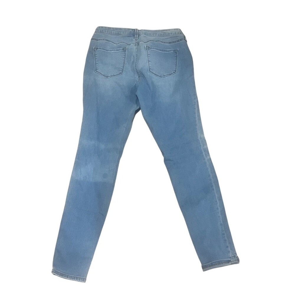Old Navy Skinny Jeans Womens Size 4 Blue Light Wash Mid Rise Stretch - Picture 4 of 7
